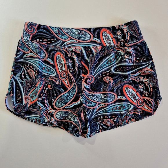 Ocean Blues Navy Blouson Tankini & Paisley Swim Shorts Set XXL - Picture 10 of 11